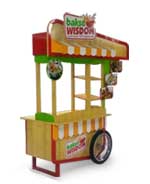 desain gerobak unik
